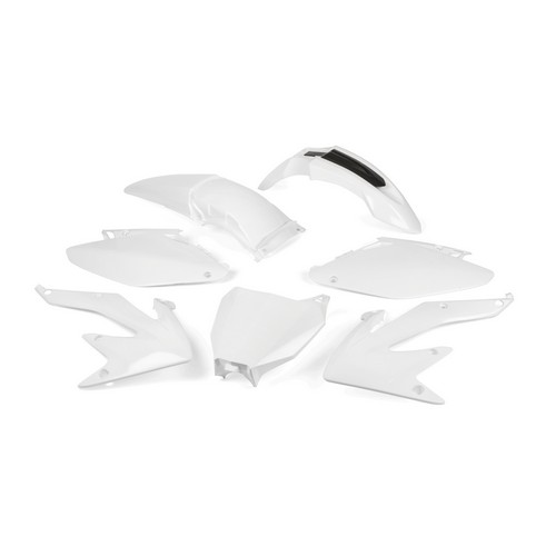 PonziRacing - Scooter et Moto 50cc > Esthétique > Carénages - Plastiques >  Hm - Vent > KIT PLASTICHE 7 PEZZI MX STYLE BIANCO HM 50E VENT 50 TUTTI I  MODELLI