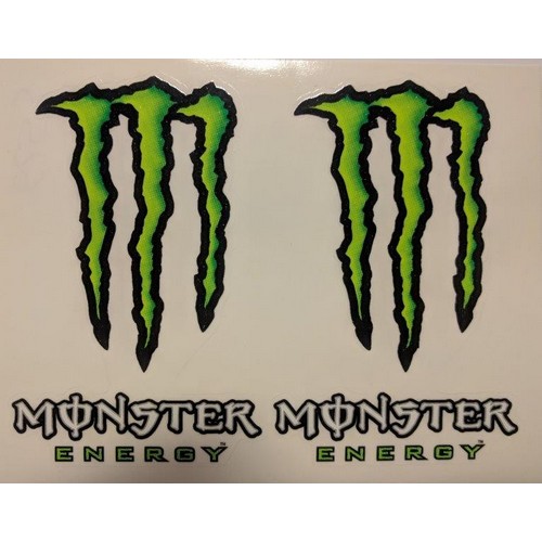 PonziRacing - Scooter et Moto 50cc > Esthétique > Adhésifs > Énergie de  monstre > 6253. AUTOCOLLANT MONSTER ENERGY 4PZ STANDAR 12X9,5 CM