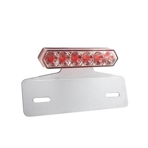 PonziRacing - Scooter et Moto 50cc > Esthétique > Phares / Stop / Flèches  et Pièces Détachées > Butées arrière universelles pour motos > 204425 STOP BARRES  LED UNIVERSELLES + SUPPORT PLAQUE HOMOLOGUÉE